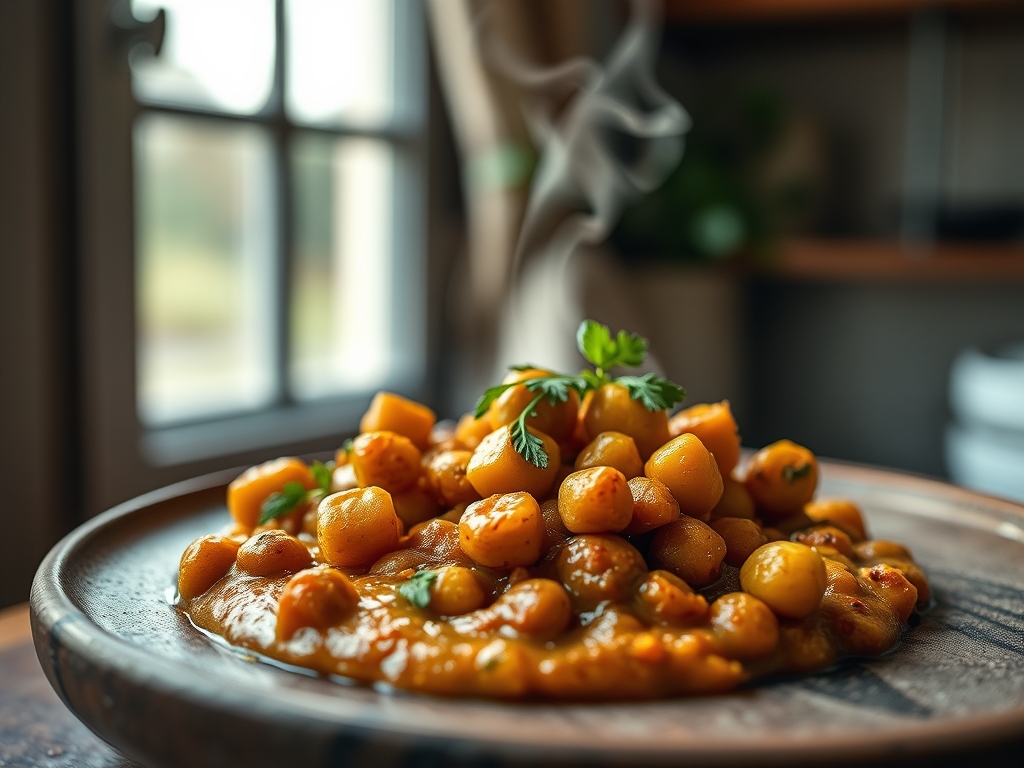 Curry de garbanzos