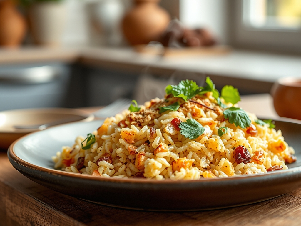 Ensalada de arroz integral