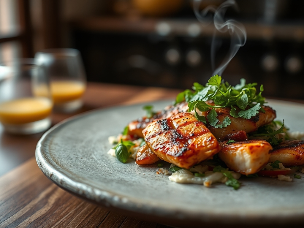 Ensalada de pollo asado