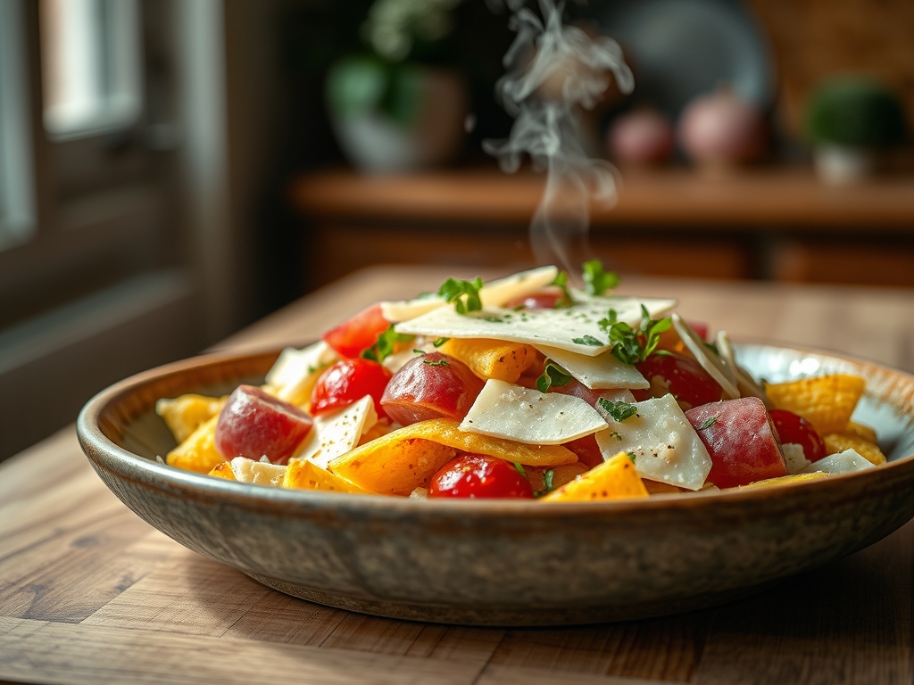 Ensalada de rúcula y parmesano