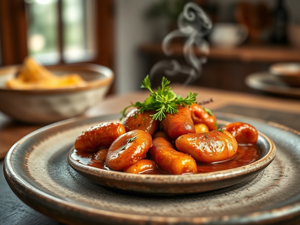 Estofado de salchichas