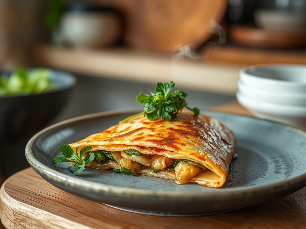 Quesadilla de espinaca