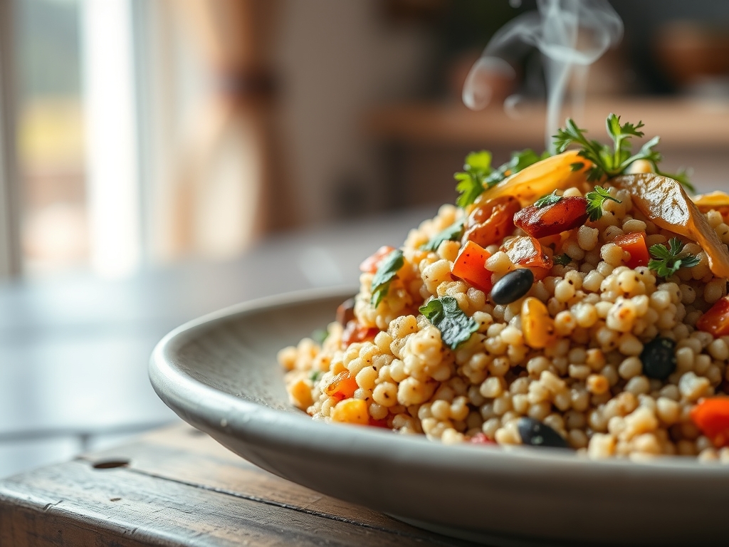 Quinoa con vegetales