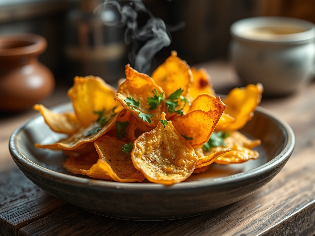 Chips de boniato