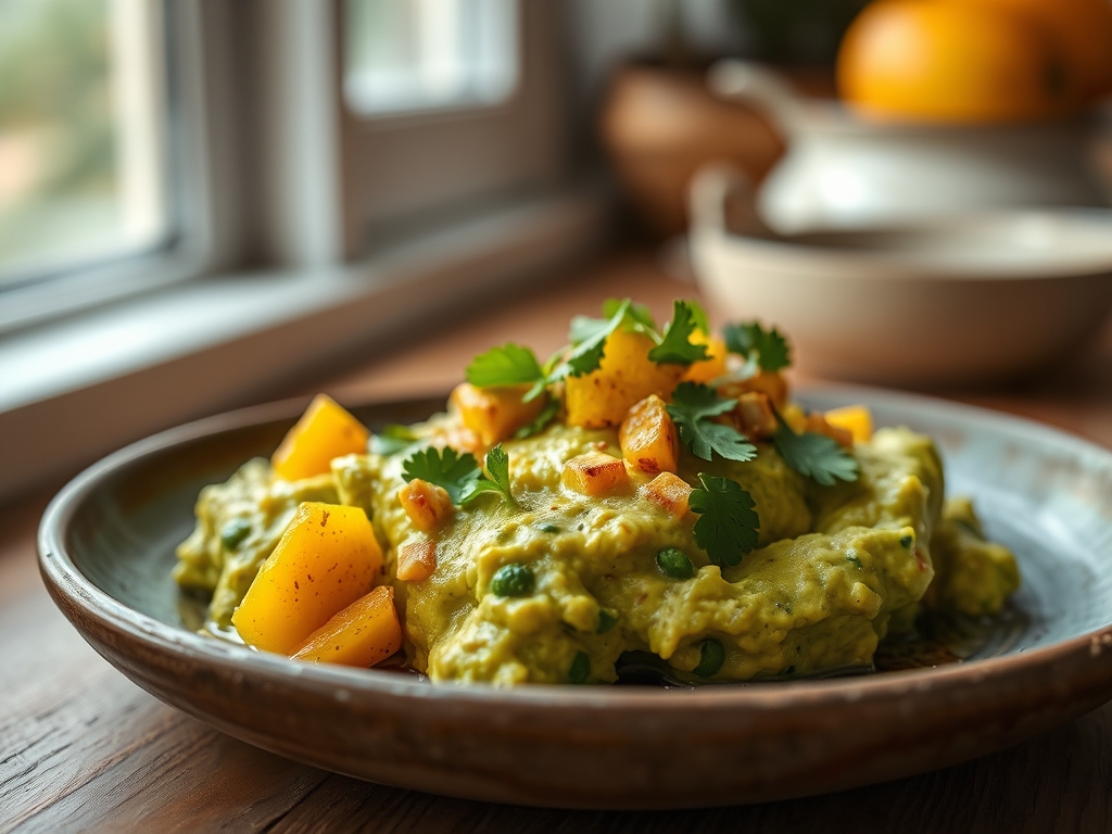 Guacamole con mango