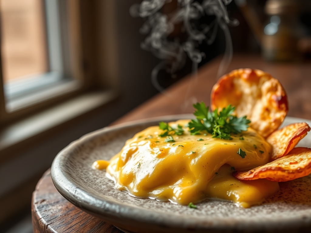 Queso brie fundido